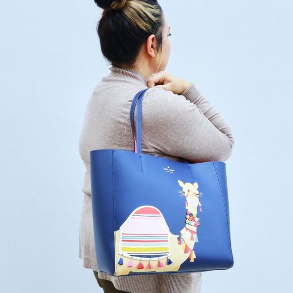 NWT Kate Spade SPICE THINGS UP CAMEL Len Large Tote - Picture 4 of 11